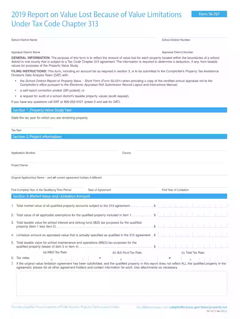 50 767 texas form Preview on Page 1