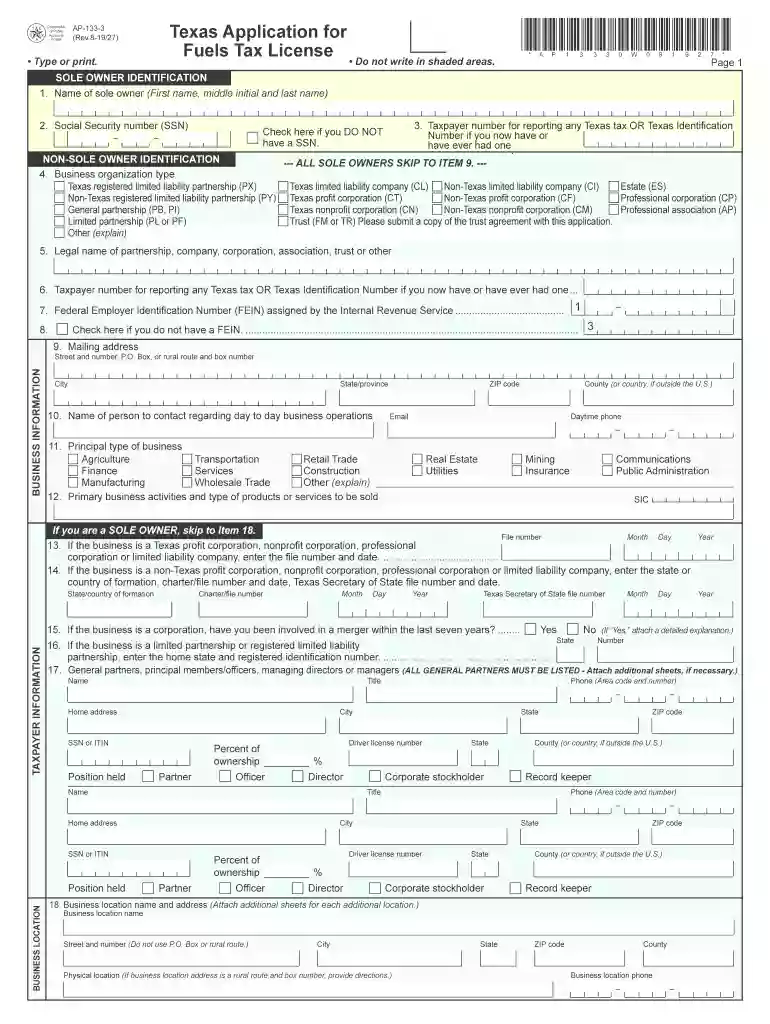 texas fuels tax Preview on Page 1