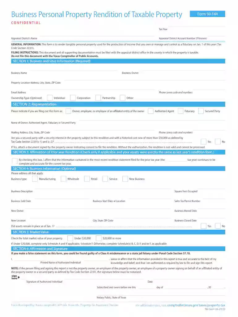 form 50 144 2020 Preview on Page 1
