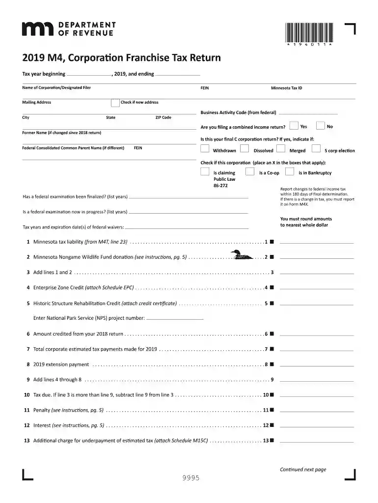 m4 form Preview on Page 1