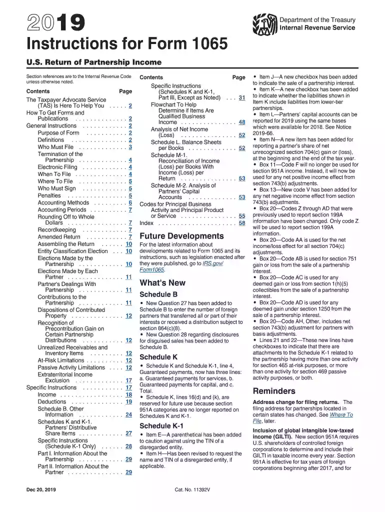 schedule k 1 form 1065 Preview on Page 1