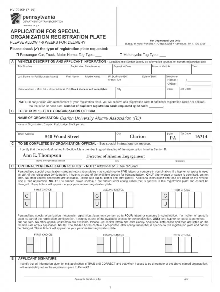 mv 904sp Preview on Page 1