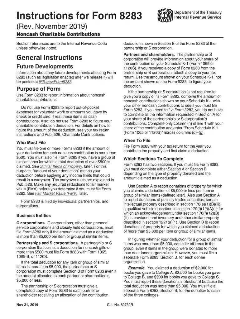 8283 instructions 2019 Preview on Page 1