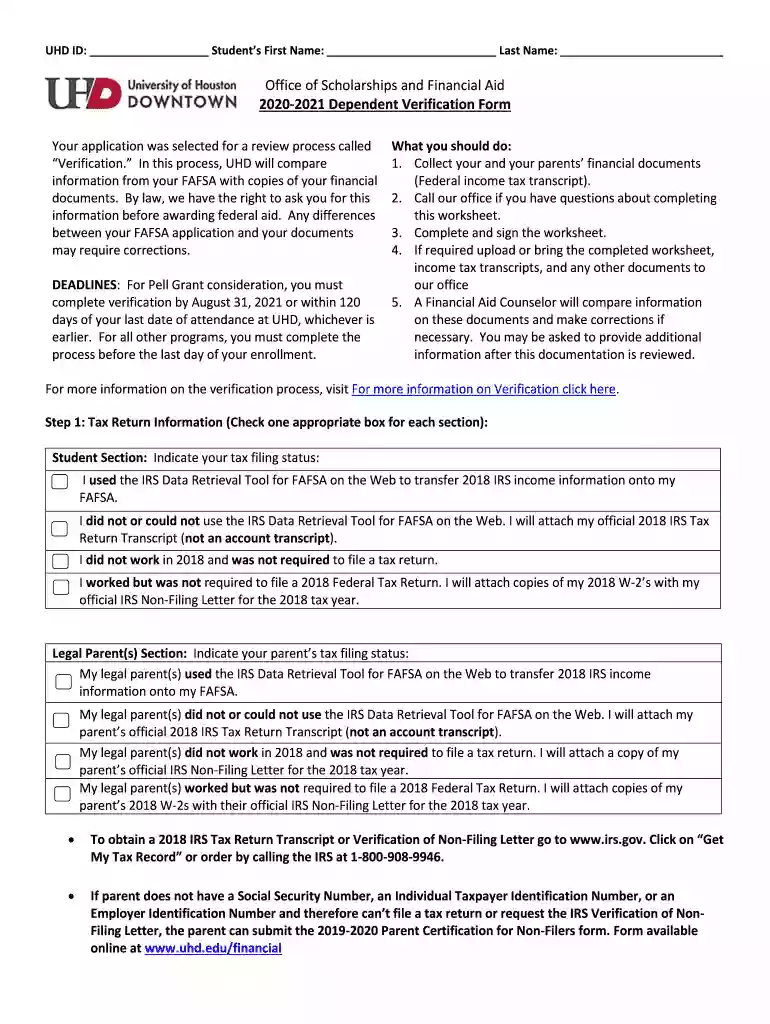 2020 verification Preview on Page 1
