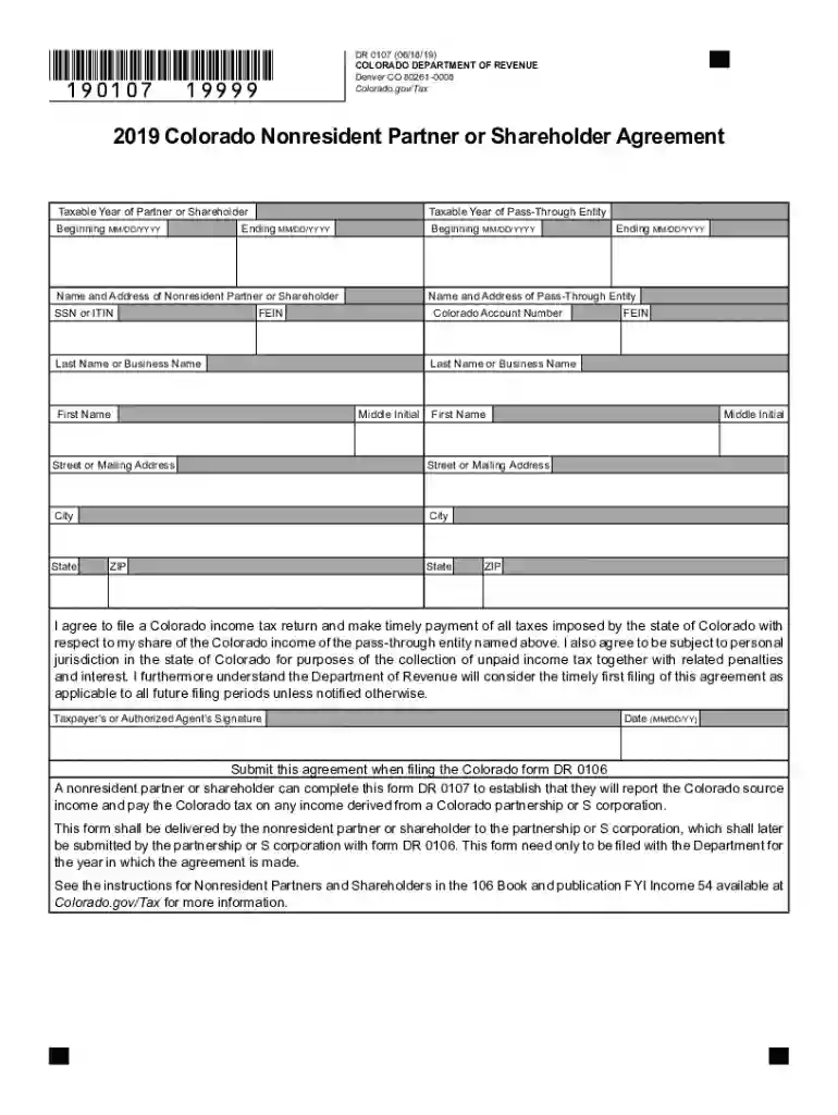 colorado form 106 instructions 2023 Preview on Page 1