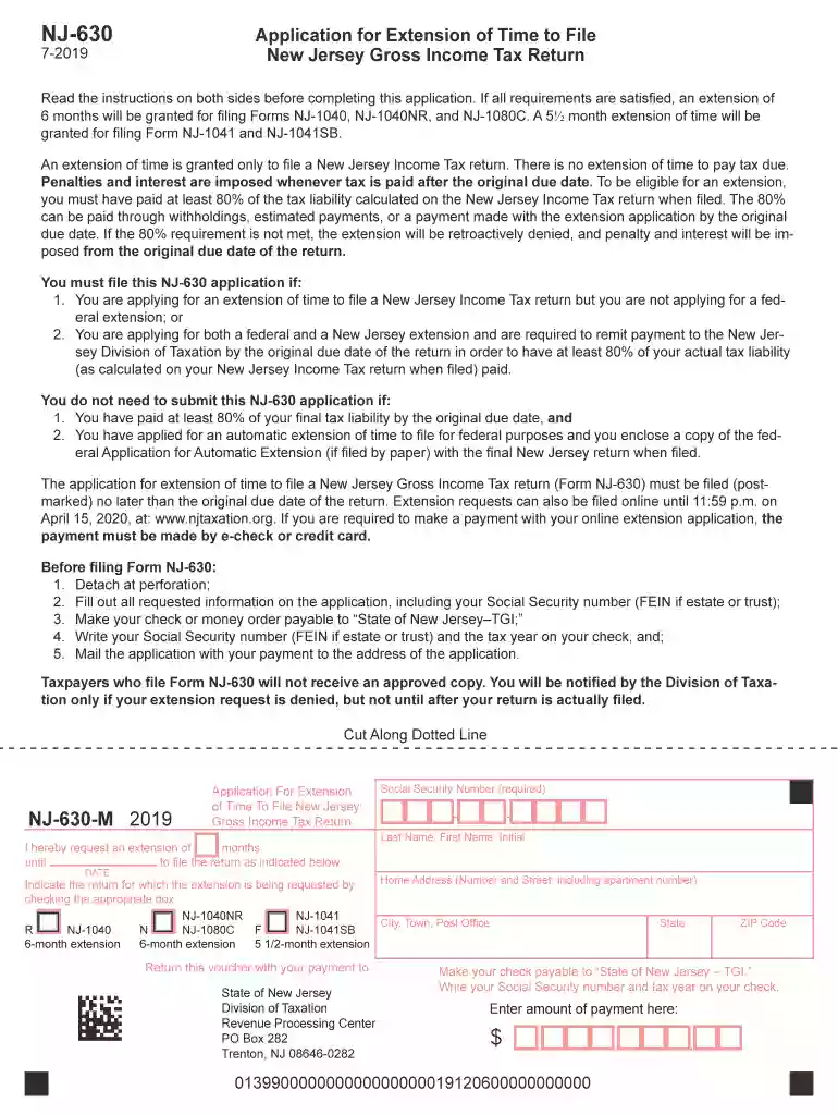 extension new jersey Preview on Page 1