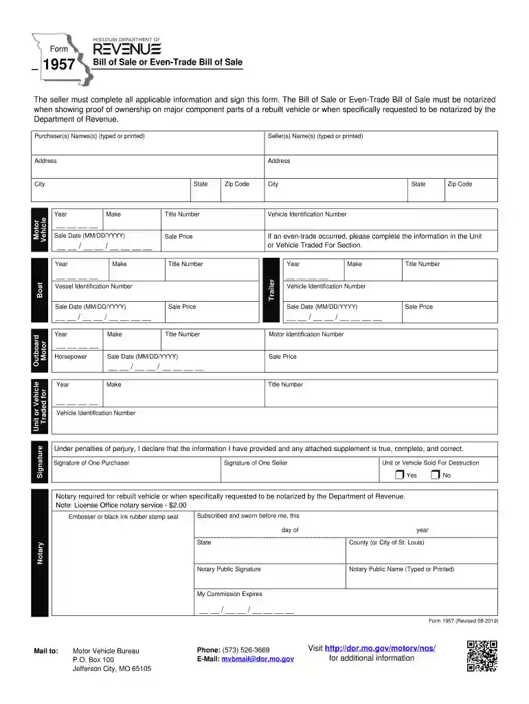 bill of sale Preview on Page 1