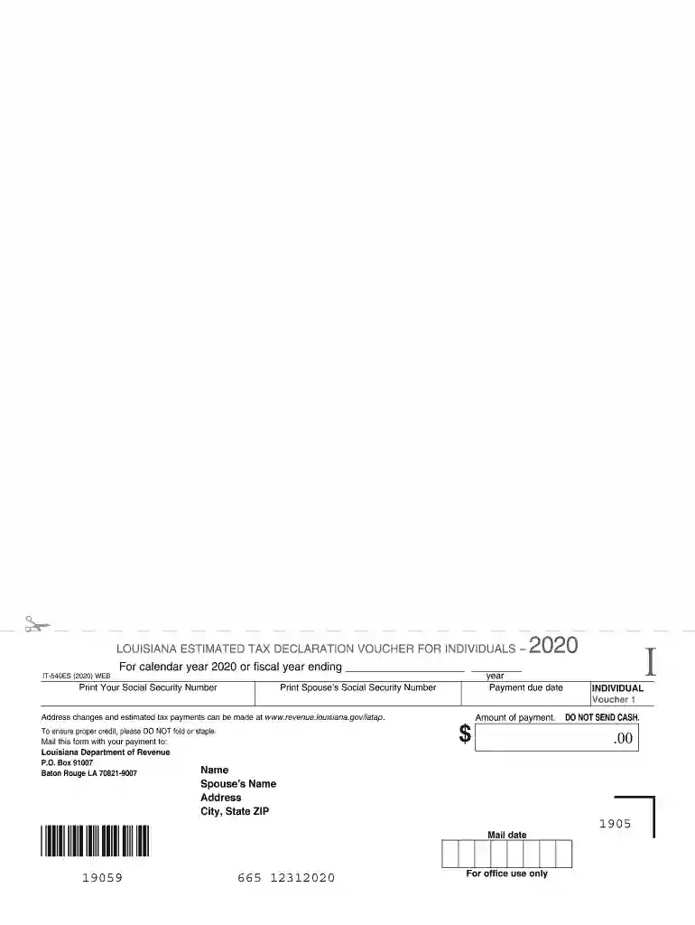louisiana tax declaration Preview on Page 1