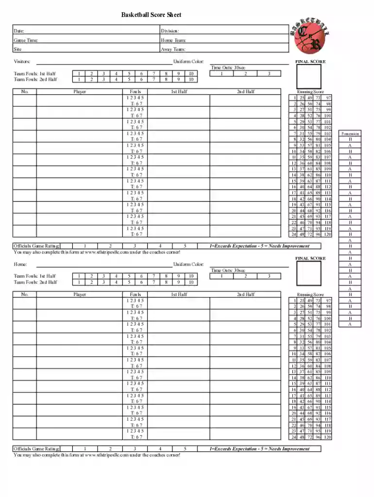 CNR Score Sheet 2014-2015 xlsx Preview on Page 1