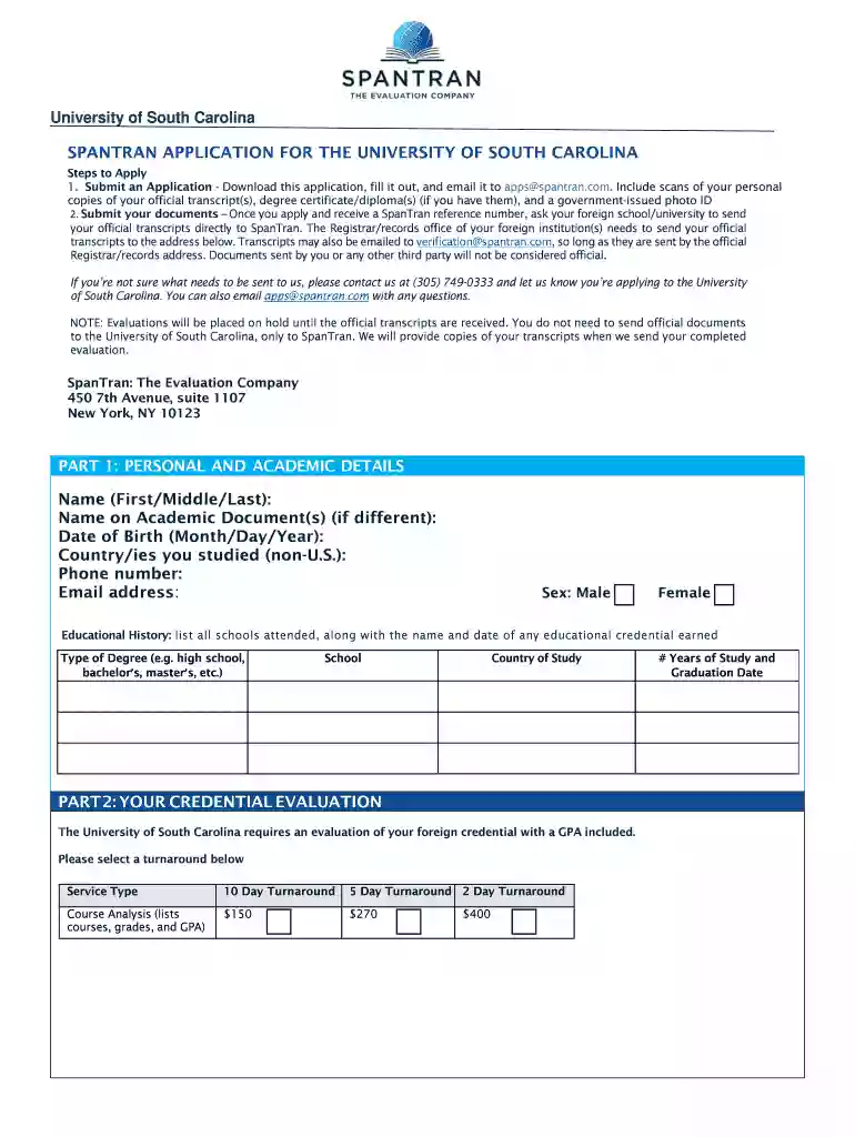 spantran status Preview on Page 1