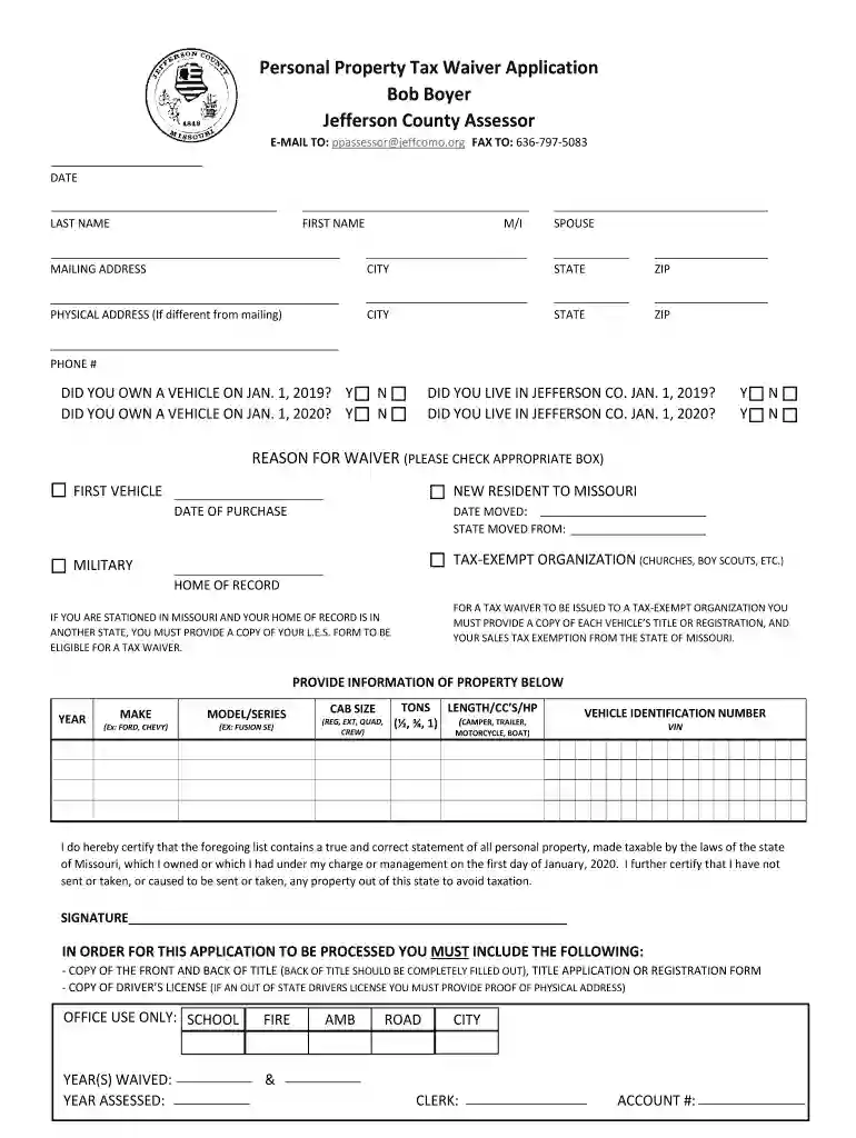 jefferson county mo real estate taxes Preview on Page 1
