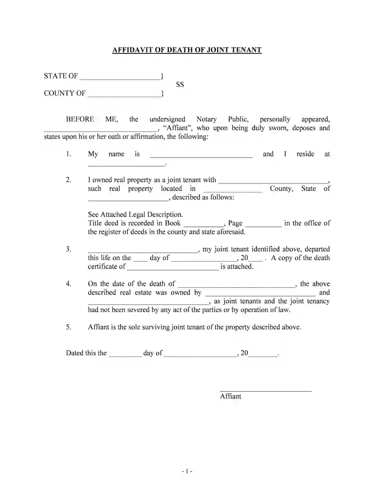 tenants in common agreement template Preview on Page 1