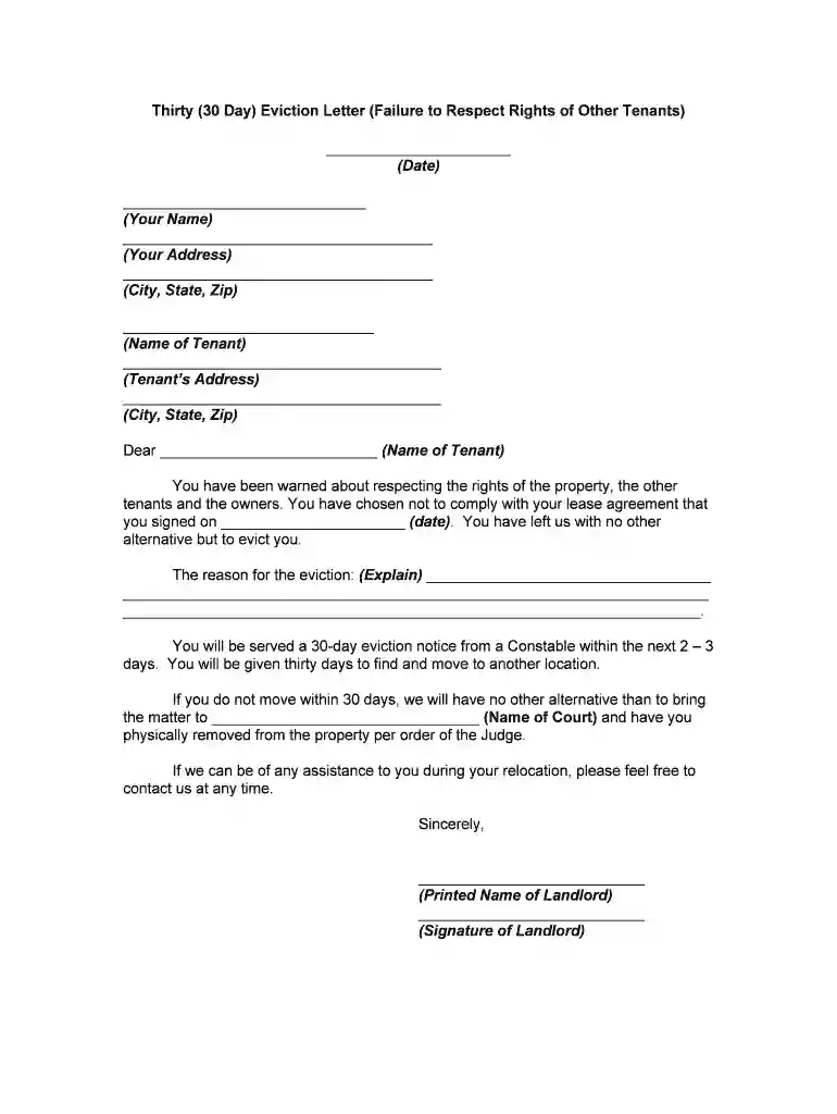 tennessee eviction notice no lease Preview on Page 1