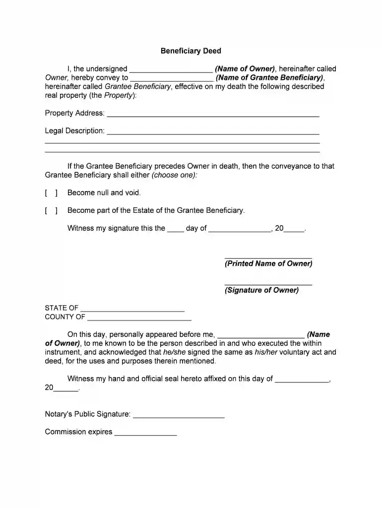 colorado beneficiary deed pdf free Preview on Page 1