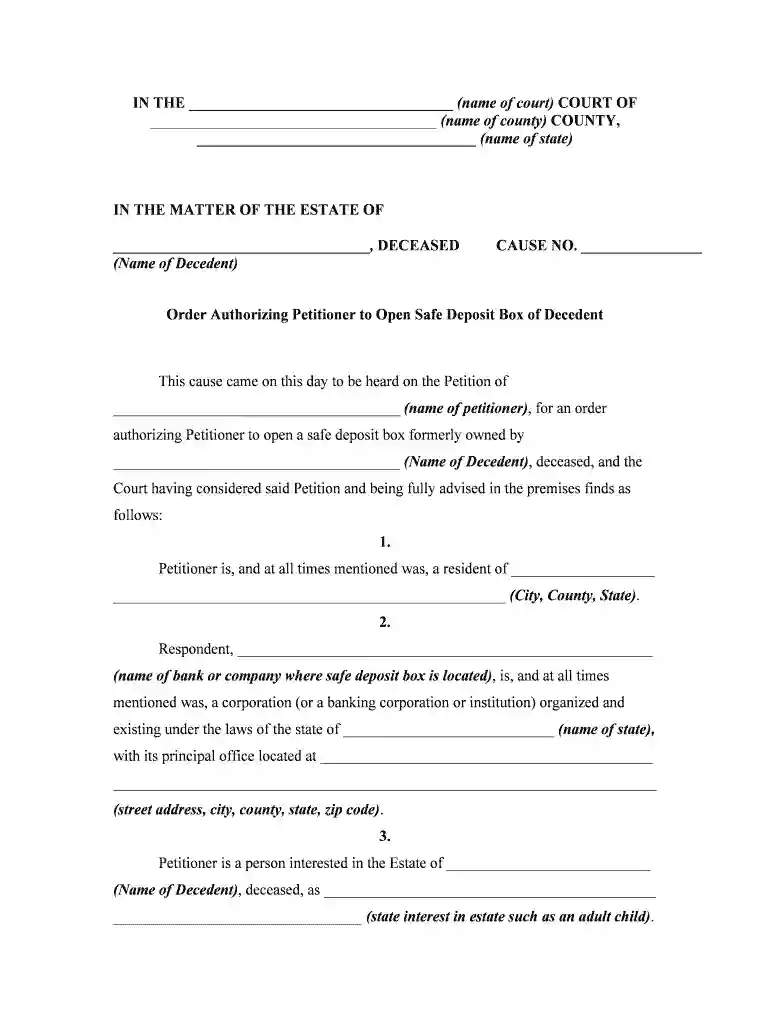 order safe Preview on Page 1