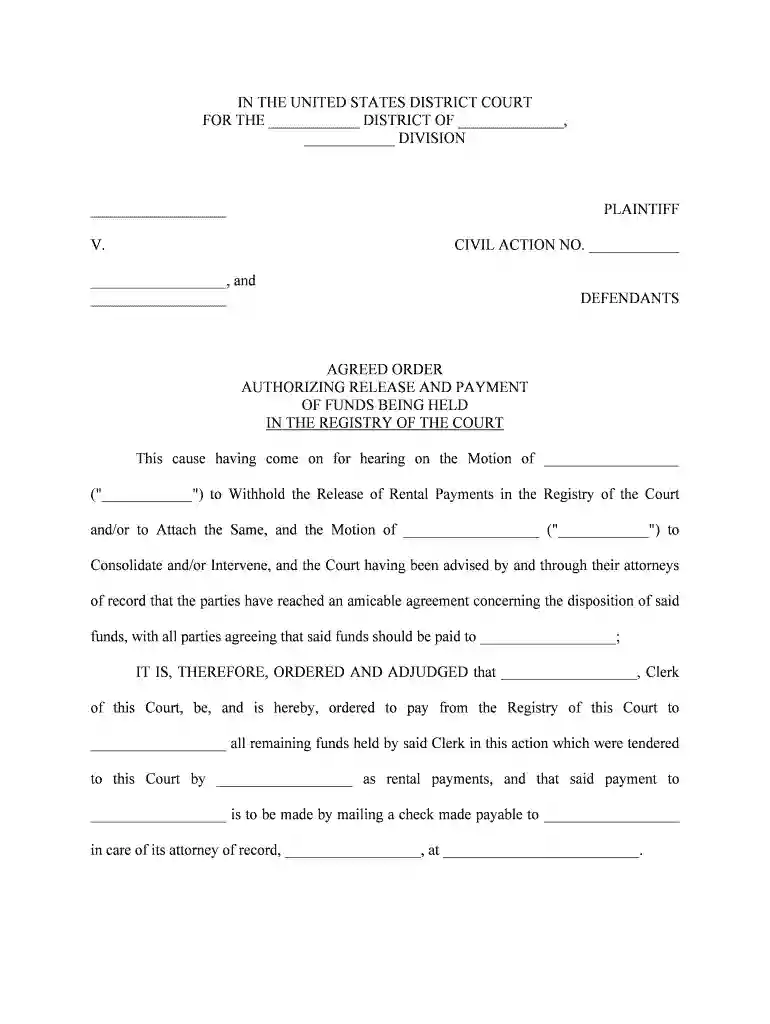 motion to deposit funds into court registry texas Preview on Page 1