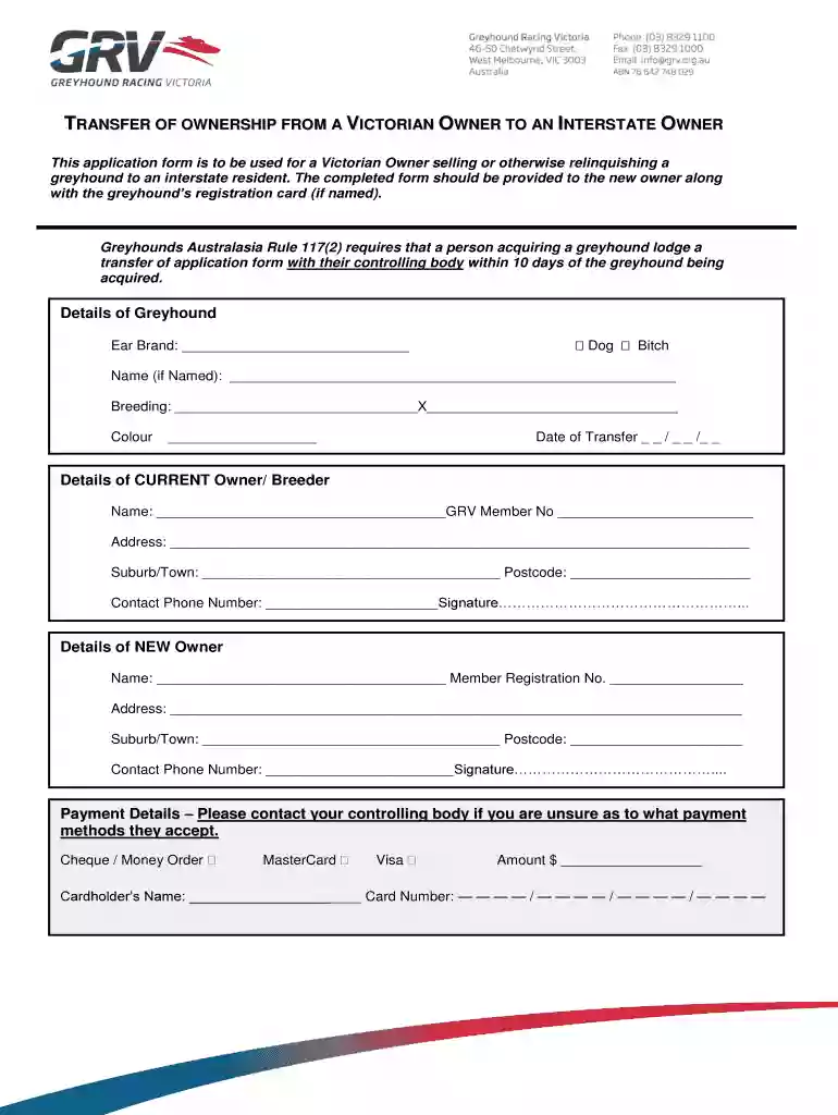 interstate car registration transfer Preview on Page 1