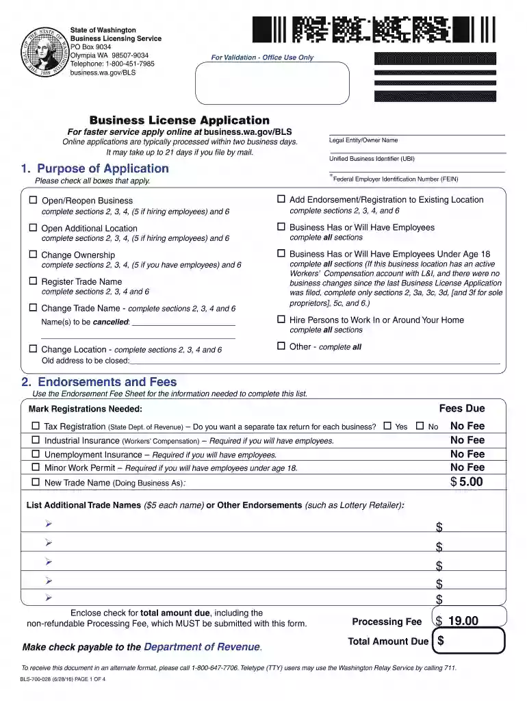 washington form 40 2452 instructions Preview on Page 1