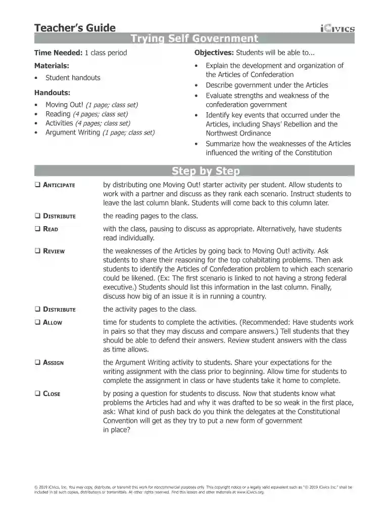 trying self government answer key Preview on Page 1