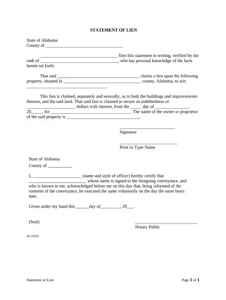 lien Preview on Page 1