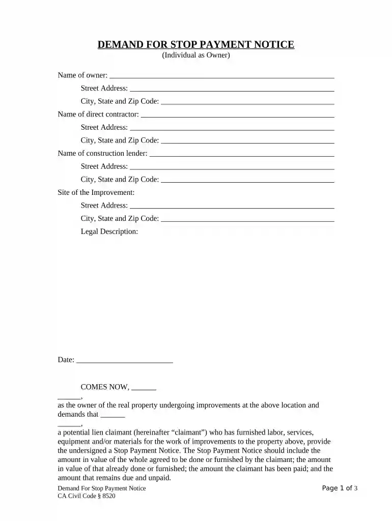 how to get demand notice online Preview on Page 1