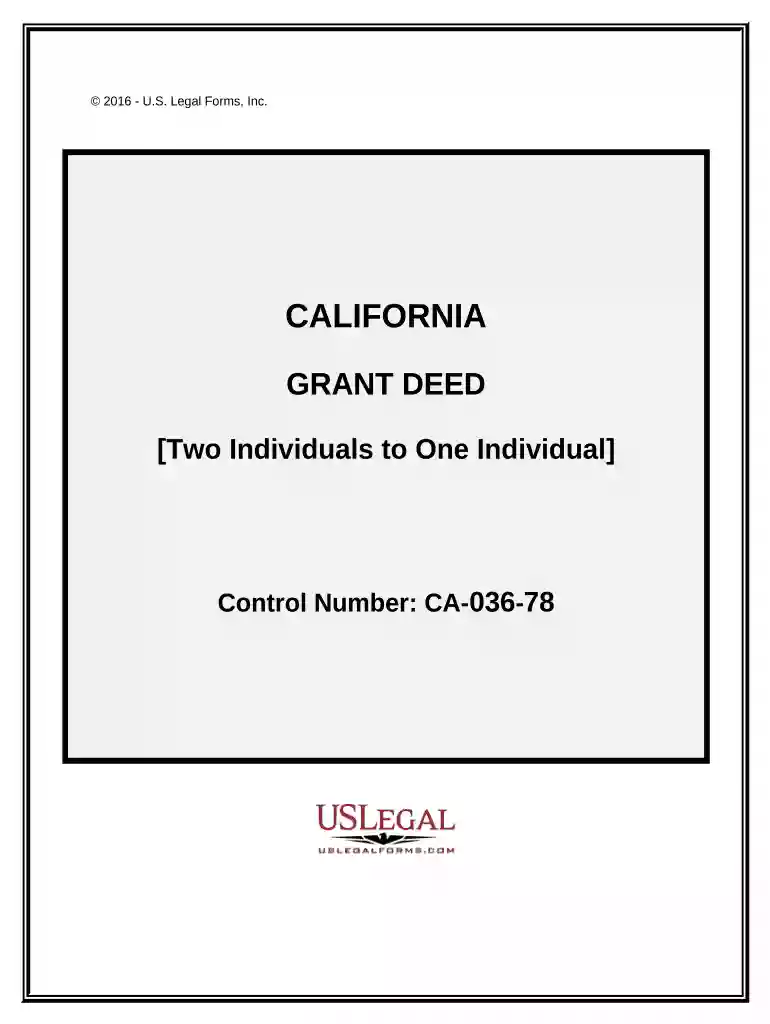 grant deed template california Preview on Page 1