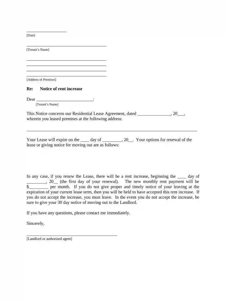 california rent form Preview on Page 1