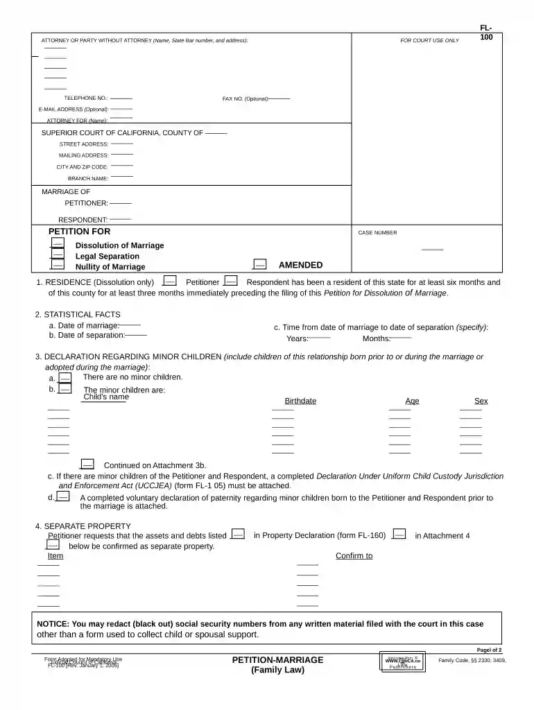 petition family Preview on Page 1