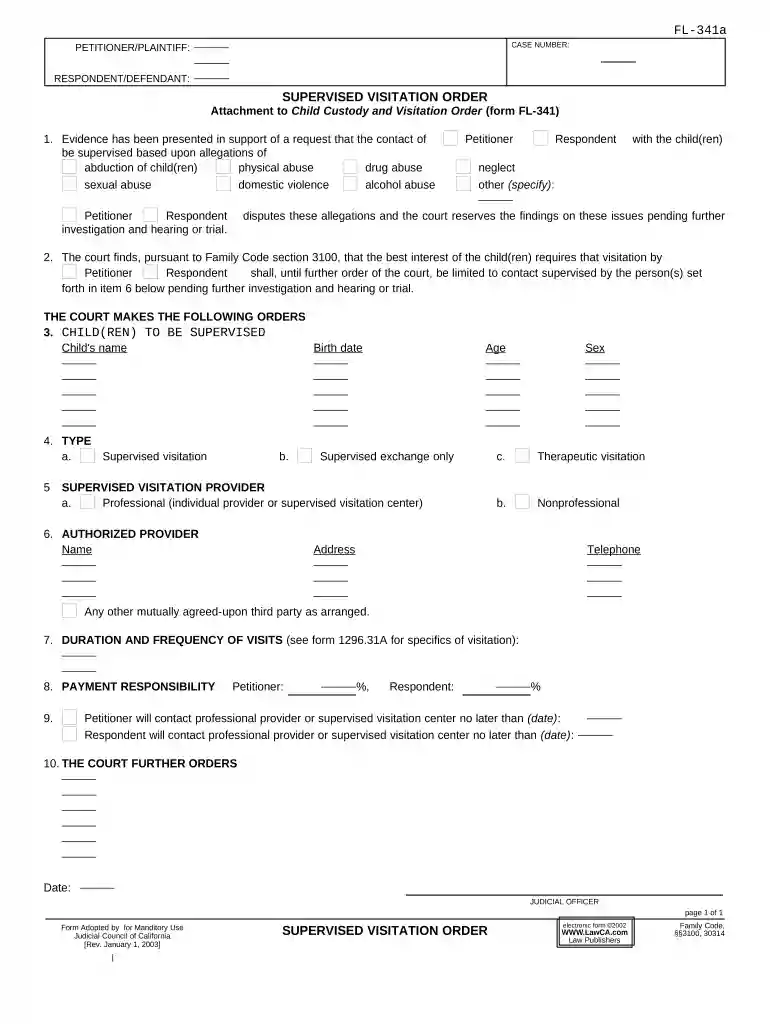 california visitation Preview on Page 1