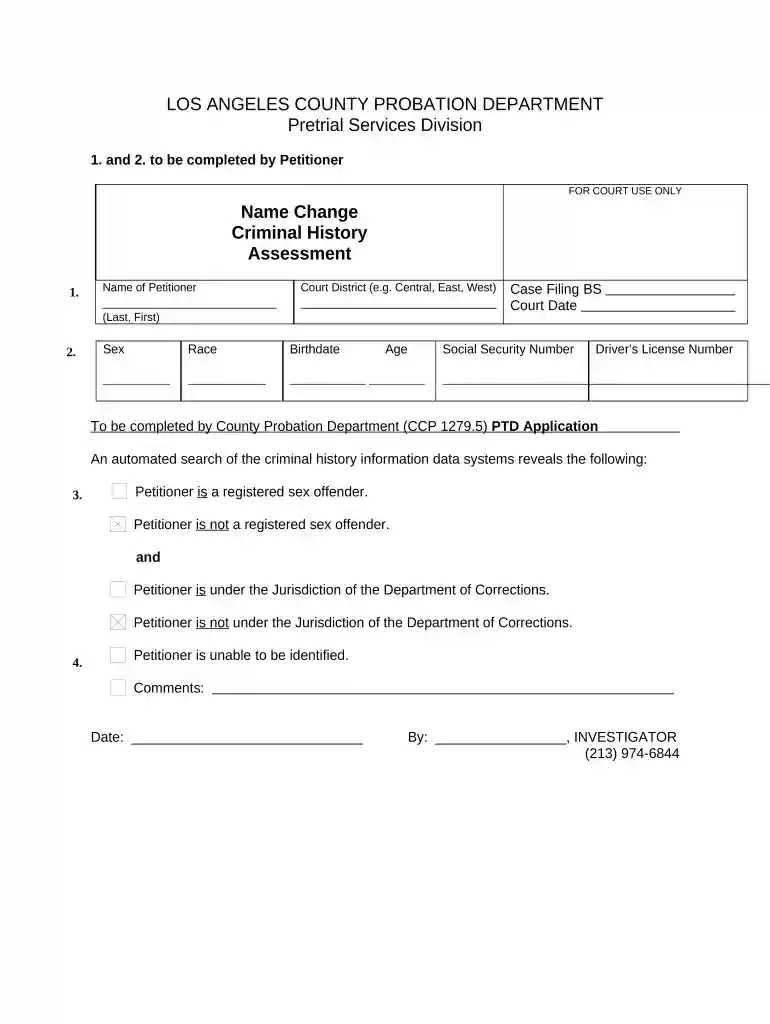 criminal assessment name change Preview on Page 1
