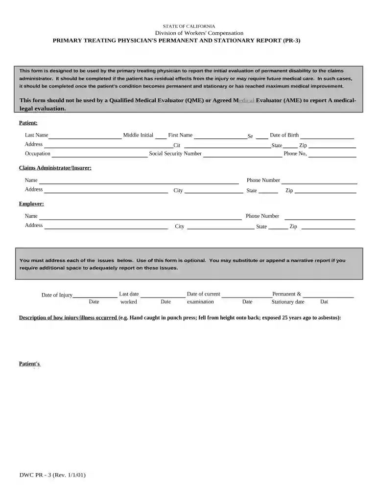 permanent report Preview on Page 1