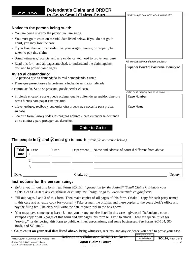 small claims court Preview on Page 1