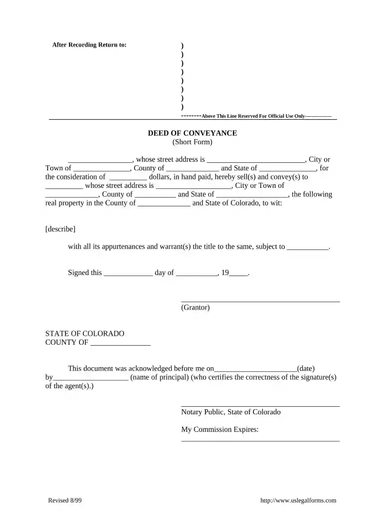 colorado deed Preview on Page 1