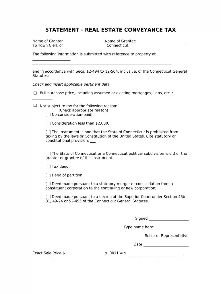 connecticut conveyance Preview on Page 1
