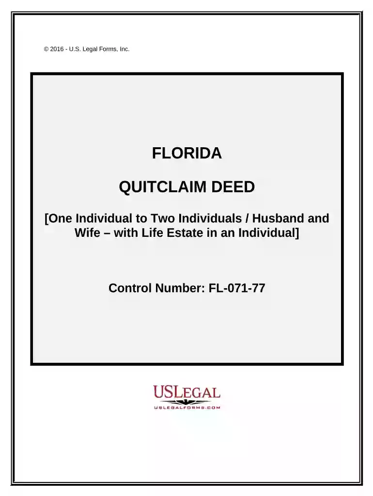 quit claim form Preview on Page 1