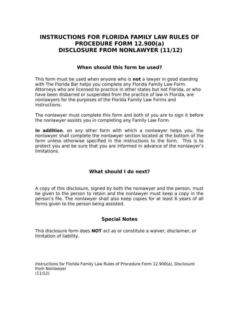 florida seller disclosure form Preview on Page 1