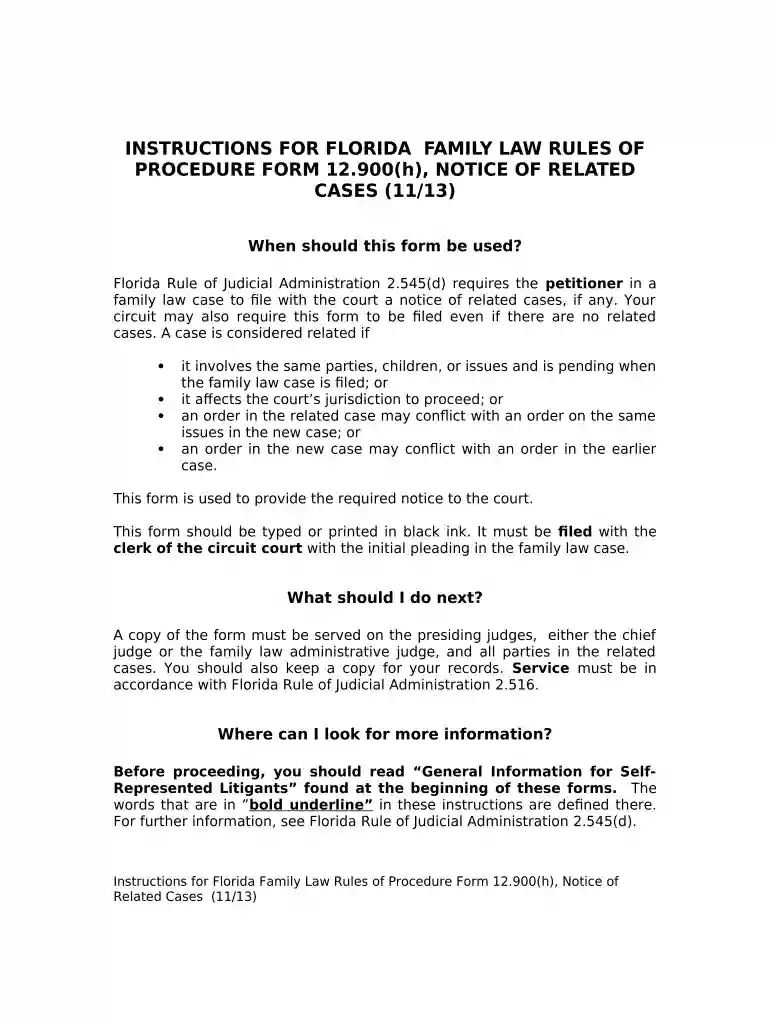 notice related cases form Preview on Page 1