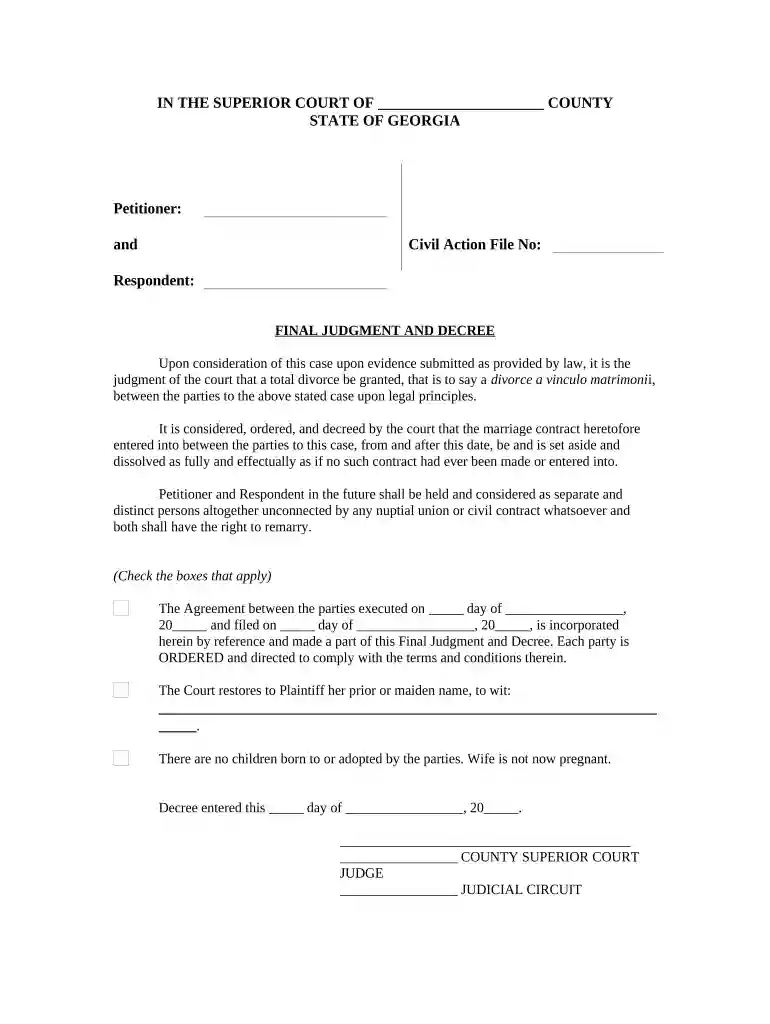 georgia final decree Preview on Page 1