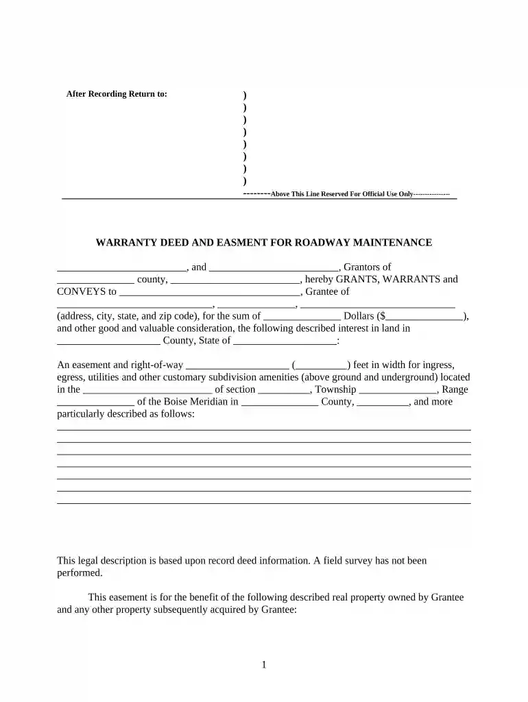 easement laws in idaho Preview on Page 1