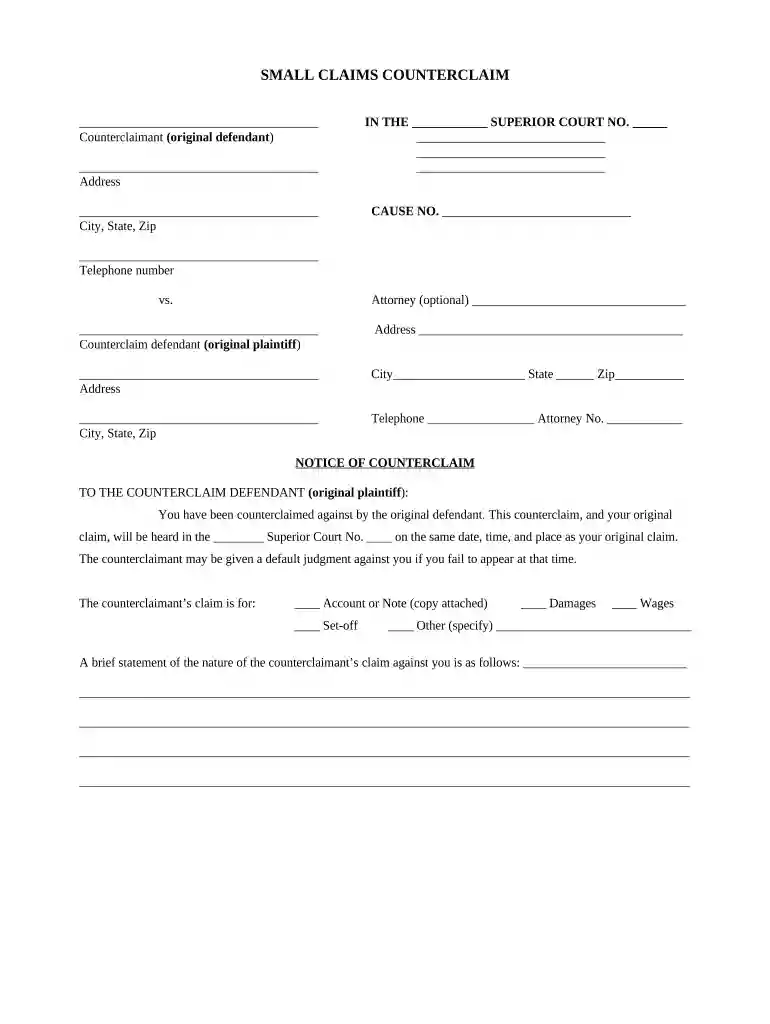 indiana counterclaim Preview on Page 1