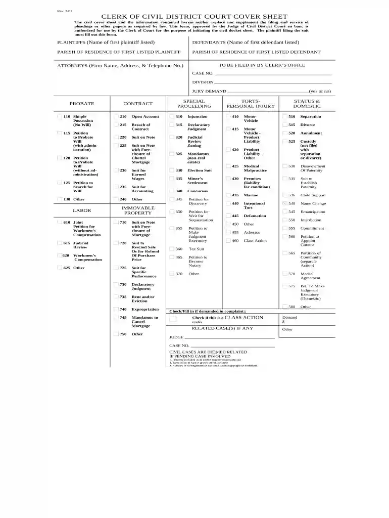 name change form Preview on Page 1