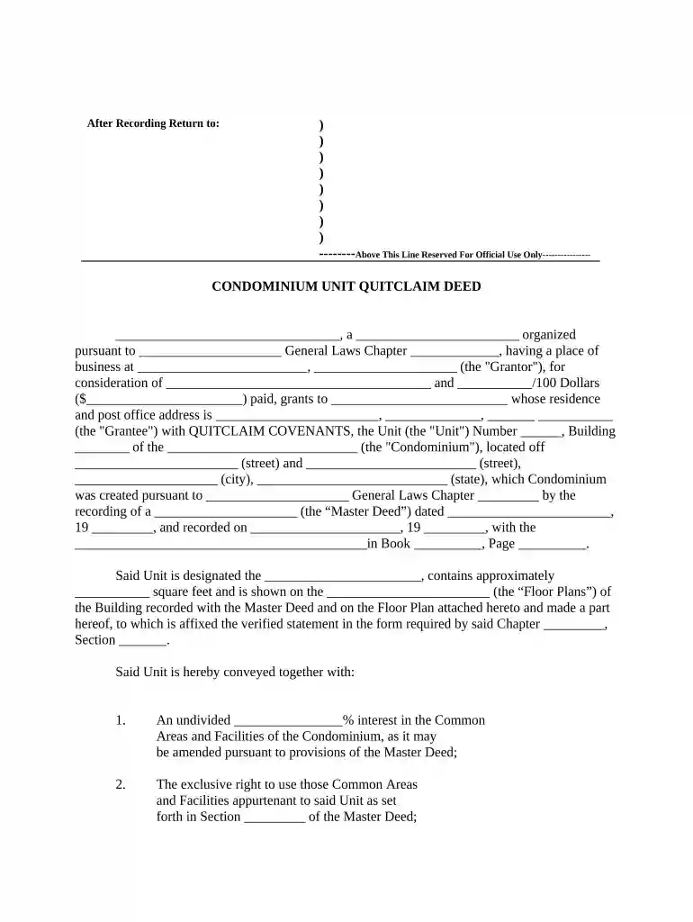 condominium Preview on Page 1