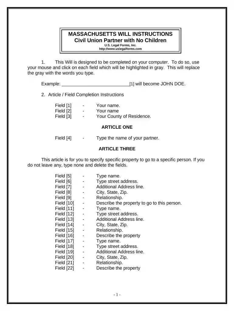 ma will form Preview on Page 1