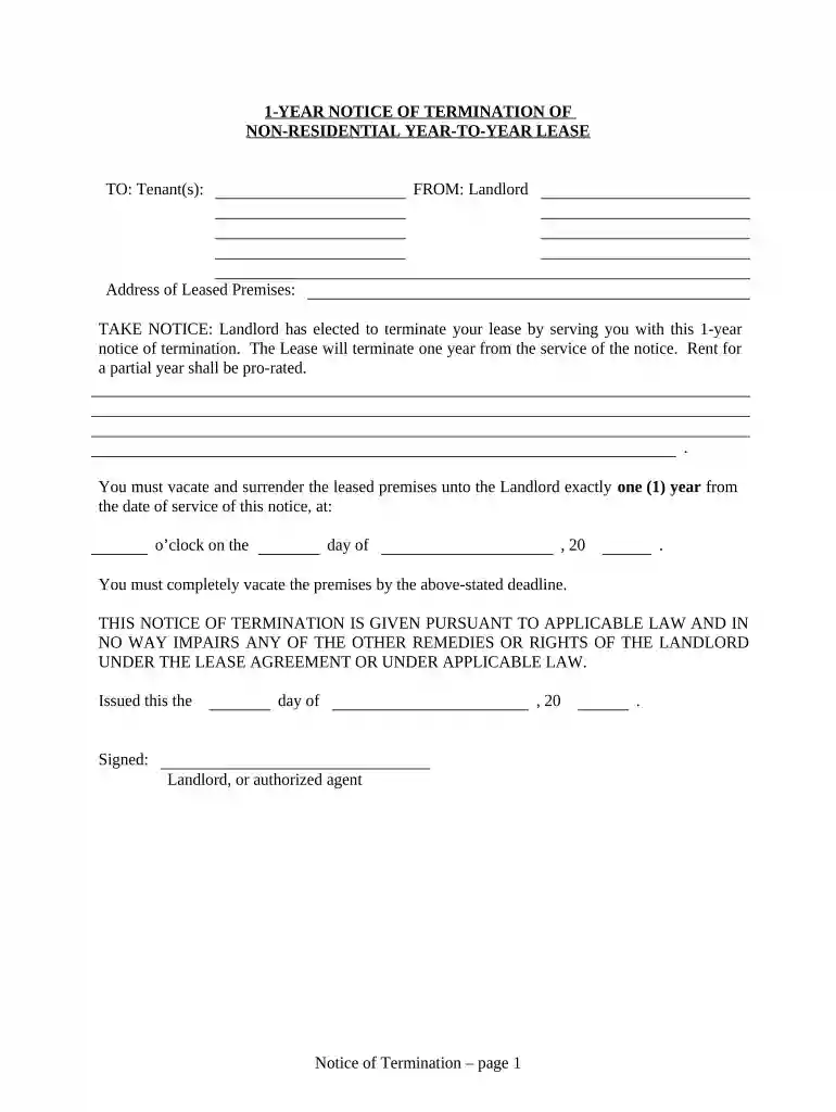 michigan termination lease Preview on Page 1