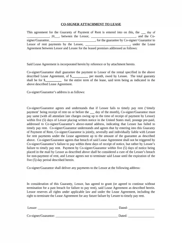 rent guarantor Preview on Page 1