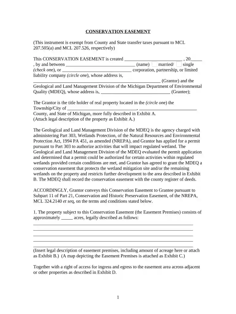 michigan utility easement law Preview on Page 1