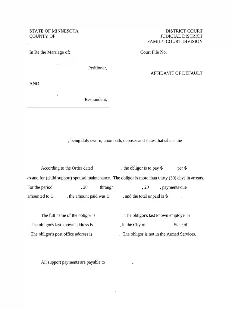 child support login mn Preview on Page 1