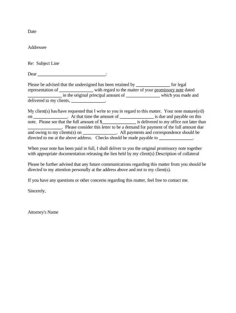 demand letter Preview on Page 1