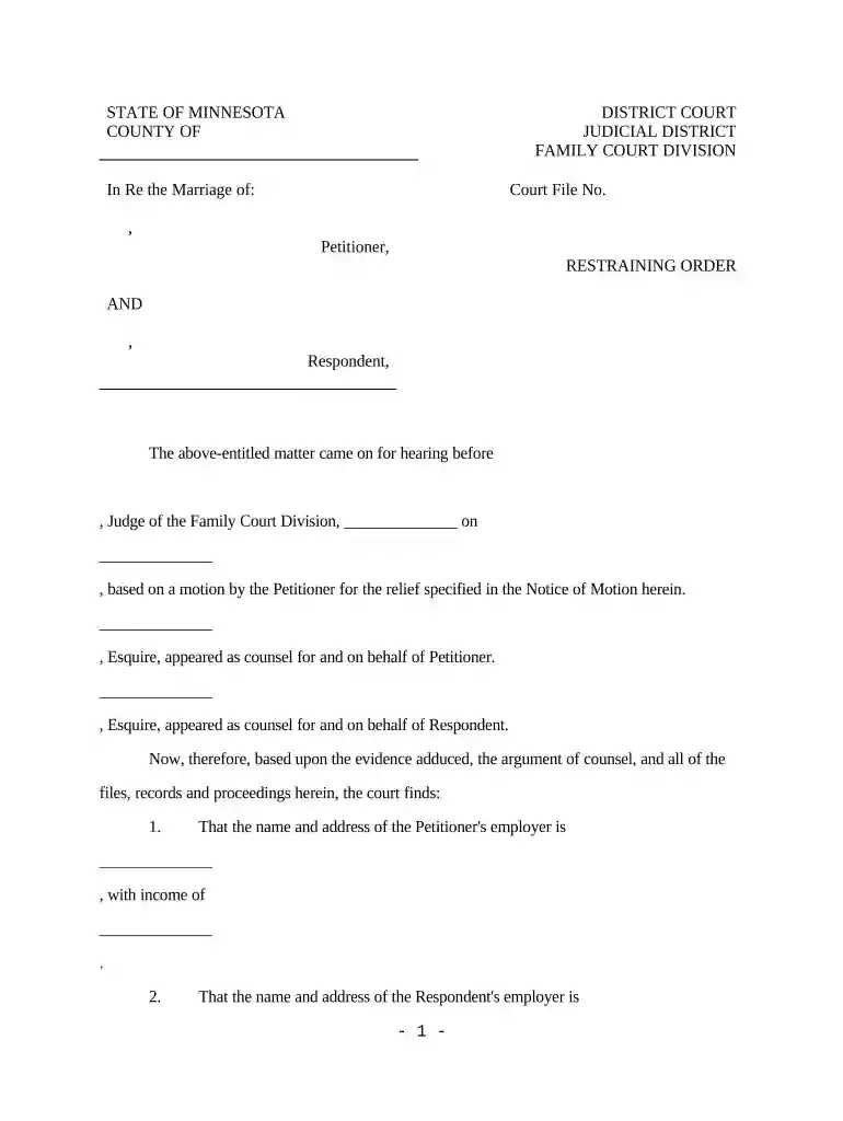 protective order with Preview on Page 1