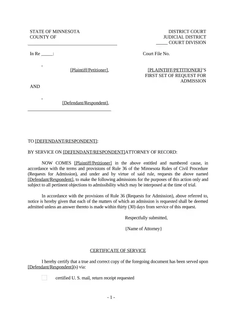 discovery responses sample Preview on Page 1